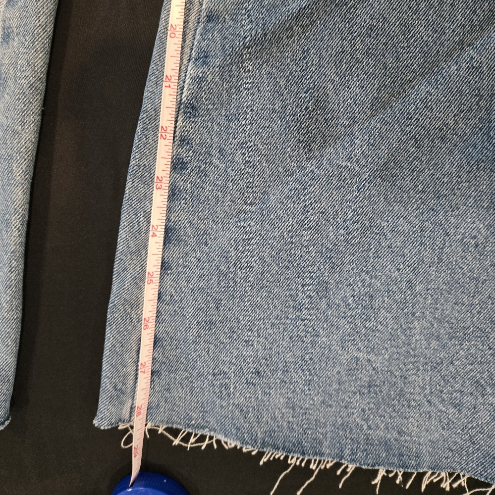 Easel Two Tone Patched Wide Leg Jeans NWOT - Picture 4 of 5